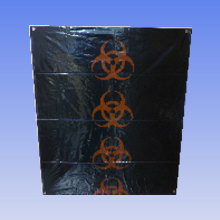 商品写真:バイオハザードマーク入りポリ袋 60L