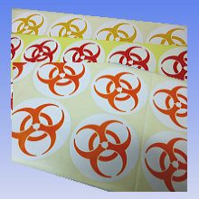 商品写真:バイオハザードマークシール